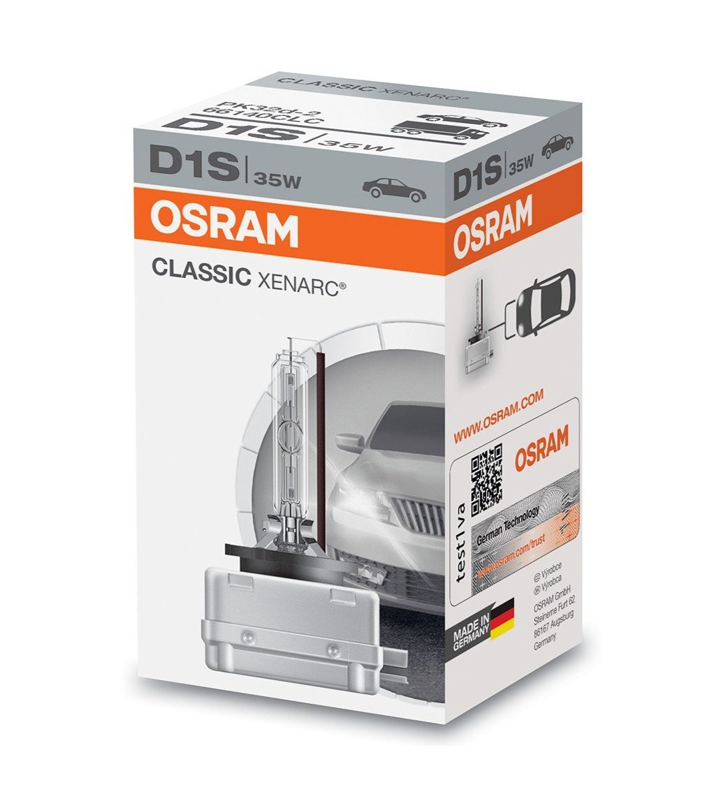 OSRAM D1S CLASSIC XENARC CLC Xenon Brenner Scheinwerfer Lampen für Renault